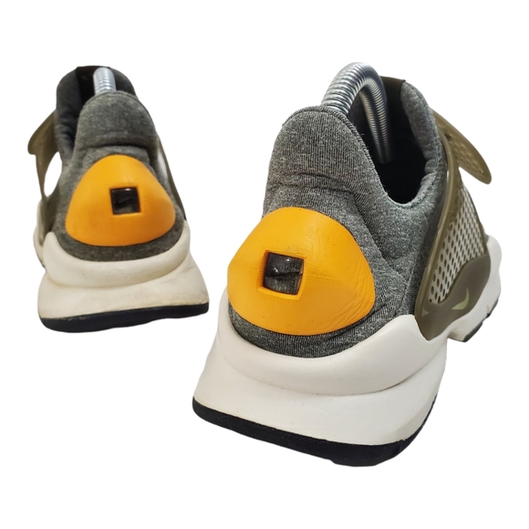 NIKE Sock Dart SE Gray Running Shoes Slip On - Picture 4 of 12